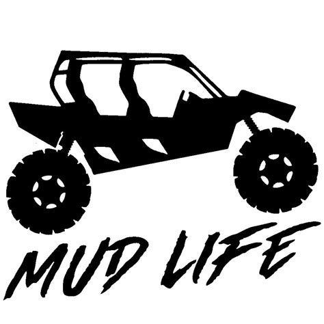 Mud Life Rzr Polaris UTV Decal Sticker for Your Car Truck - Etsy ...