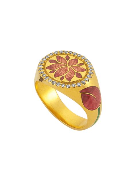 Kamala ring - 22k solid gold by Cleopatra's Bling | Finematter