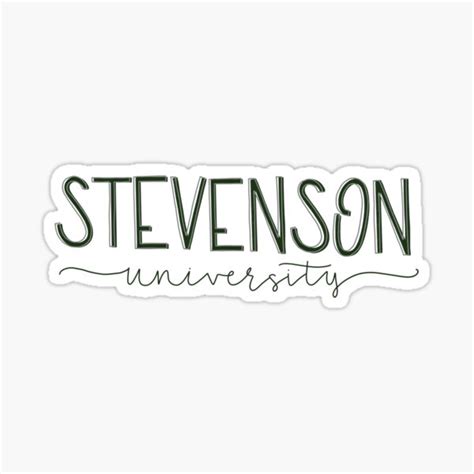 "Stevenson University " Sticker for Sale by kcox96 | Redbubble