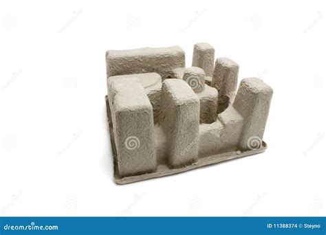 Plain cardboard box stock photo. Image of isolated, crate - 11388374