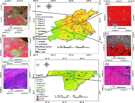 The spatial distribution maps are shown for a) and f). The studied six... | Download Scientific ...