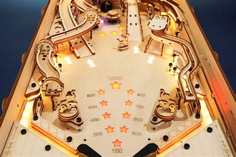 ROKR 3D Pinball Machine Wooden Kit Review