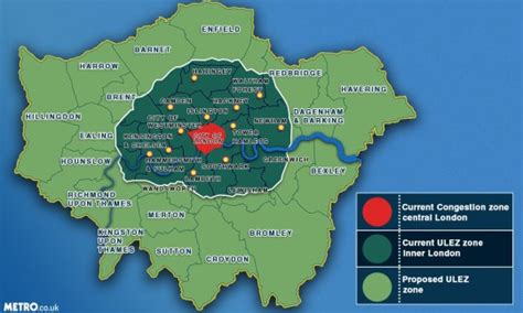 Extended ULEZ map: Reveals area of expanded 2023 London zone | UK News | Metro News