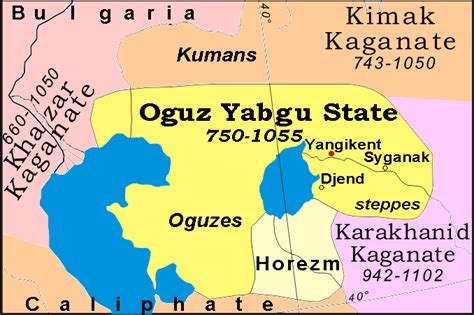 Oghuz Turks - Wikipedia | Turk, Historical maps, Turkic languages