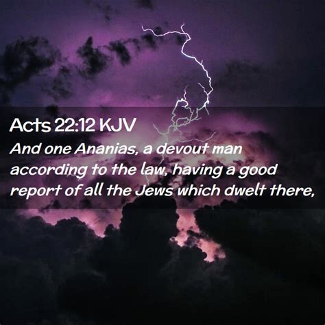 Acts 22:12 KJV Bible Verse Images