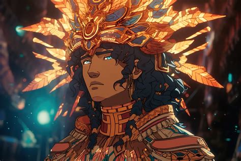 ArtStation - Aztec God - Mixcoatl (God of the Stars)