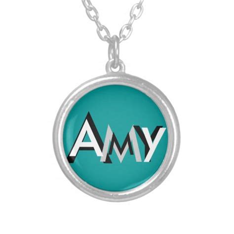 Amy Personalized Name Necklace | Zazzle