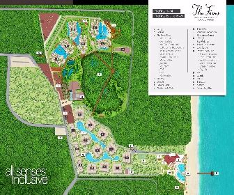 Resort Map | The Fives Beach Hotel & Residences | Riviera Maya, Mexico