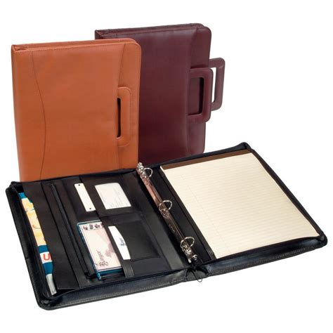 Royce Leather® Zip - Around Binder Portfolio - 127348, Accessories at Sportsman's Guide