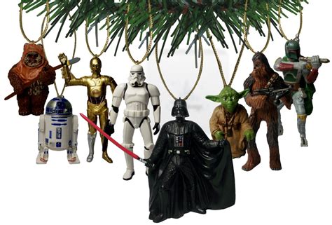 Disney's "Star Wars" Holiday Ornament Set- (8) PVC Figure Ornaments Included - Limited … | Star ...