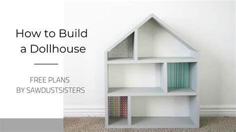 Build a Simple Wooden Dollhouse (Free plans) - YouTube