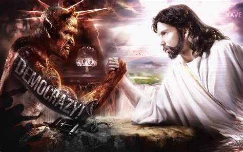 God Vs Satan Wallpapers - Wallpaper Cave