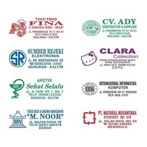 Desain Stempel Perusahaan