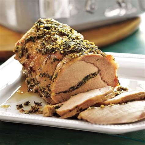 Pork Loin Stuffed with Spinach, Olives and Pine Nuts - EverybodyLovesItalian ...