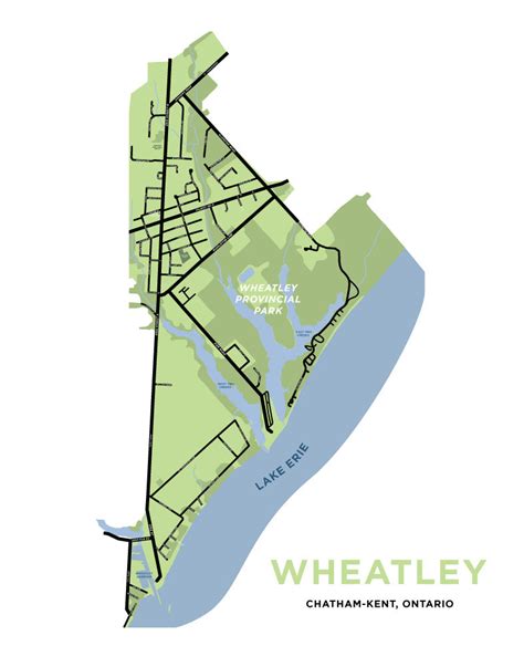 Wheatley, Ontario Map Print – Jelly Brothers