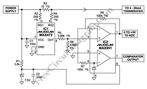 High-Side Current Sense Amplifier Coverts 4-20mA Signal to 0-5V ...