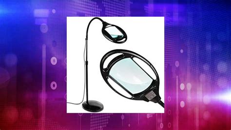 Brightech LightView Pro - Full Page Magnifying Floor Lamp - Hands Free ...