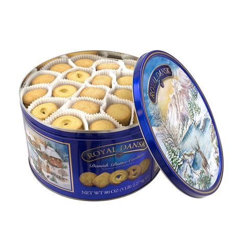 Royal Dansk Danish Butter Cookies Tin, 5 lb - Walmart.com - Walmart.com