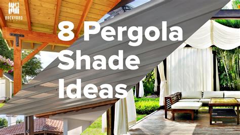 8 Fabulous Pergola Shade Ideas for Your Backyard | Backyardscape - YouTube