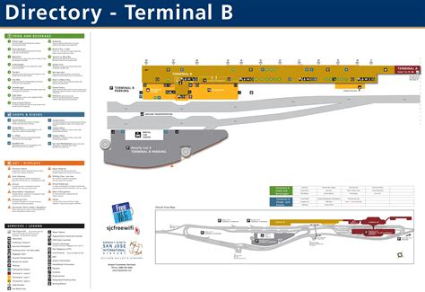 San Jose Airport Terminal Map - Maping Resources