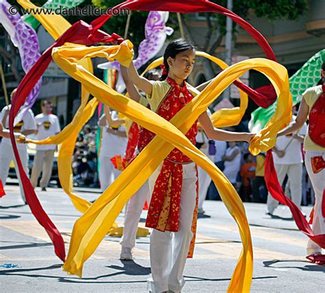 Chinese Ribbon Dance (2) ( San Francisco, California, USA )