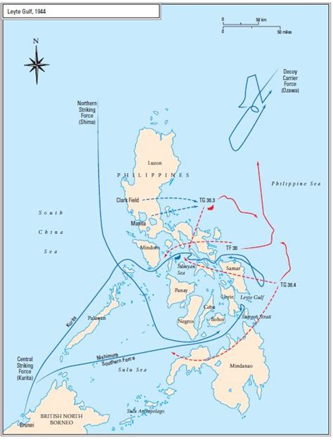 Battle of Leyte Gulf, October 24 - 26, 1944 - The History Reader : The History Reader