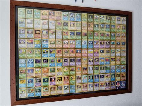 I framed all of my original 151 Pokemon cards | Original 151 pokemon, Pokemon cards, Cool ...