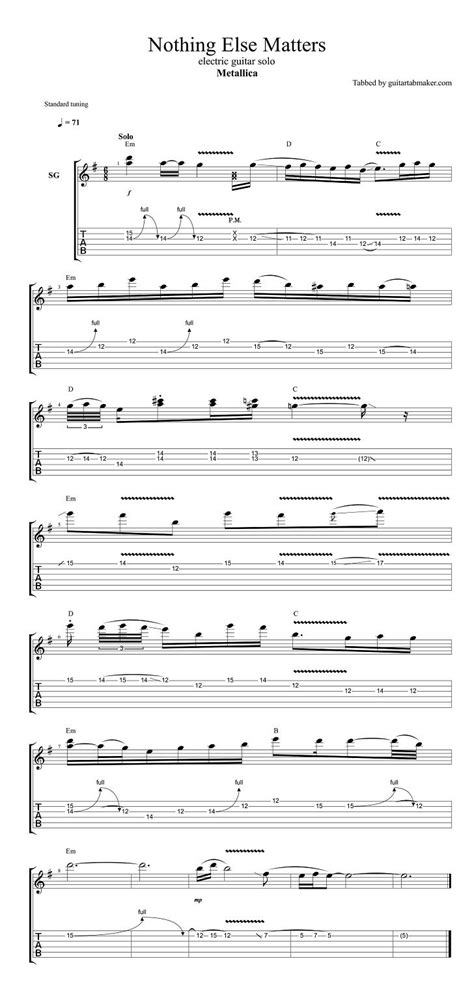 Metallica nothing else matters acoustic guitar chords - learningvsera