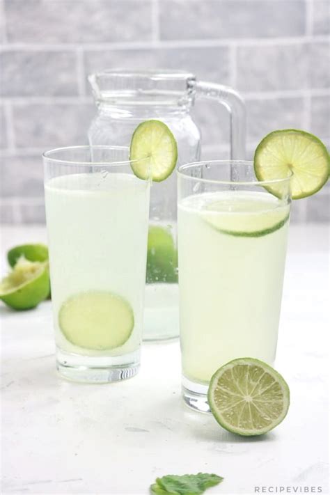 Lime Juice Recipe (Limeade) - Recipe Vibes