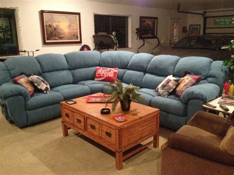 Vintage Denim Sectional Sofa - Rustic - Living Room - Sacramento - by Delight Home Designs ...