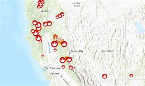 Wildfire Map Of The Usa