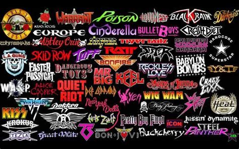 Rock Bands Collage Vinyl Wall Laptop Decal/sticker - Etsy | Band ...