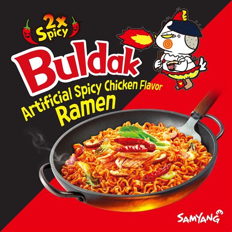 Buy Samyang Fire Chicken 2X Spicy Ramen Pouch, 5 X 140 g Online at desertcart Kenya