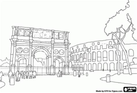 Famous Italy Landmarks Coloring Pages Coloring Pages