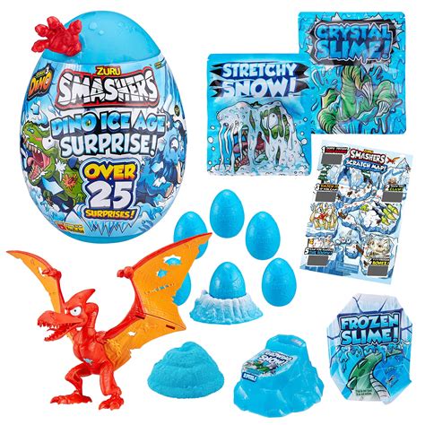 Buy ZURU SMASHERS 7455B Smashers Dino Ice Age Surprise, Giant Egg ...