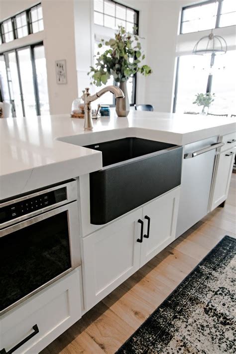 Black Farmhouse Sink. I topped the kitchen off with gorgeous, easy to ...