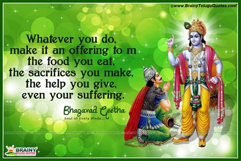 Bhagavad Gita Quotes in English with Pictures–Shri Krishna Sayings quotes | BrainyTeluguQuotes ...