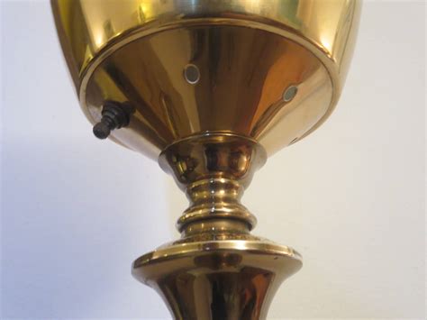 Hollywood Regency 1950s brass torchiere lamp by Stiffel at 1stDibs | stiffel brass torchiere ...