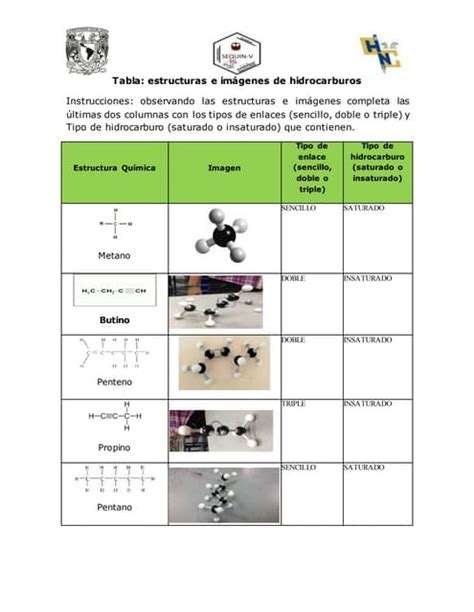 Estructura de hidrocarburos | PDF