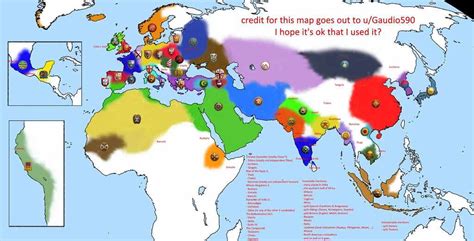 Complete World Map of all AoE2 Civilizations after Mountain Royals (1 November 2023) - II ...