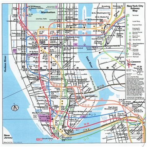 kgapofem: nyc manhattan subway map