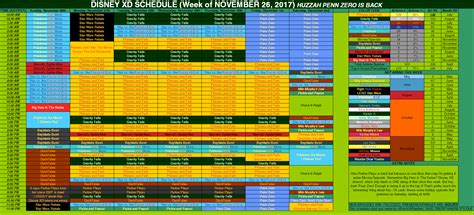 Disney XD Schedule: Week of November 26, 2017 by APinchOfFlanders on ...