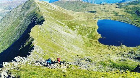 My trail 👣 on Instagram: “Climbing the summit of Mount Helvellyn. #adventure #fun #mountains # ...