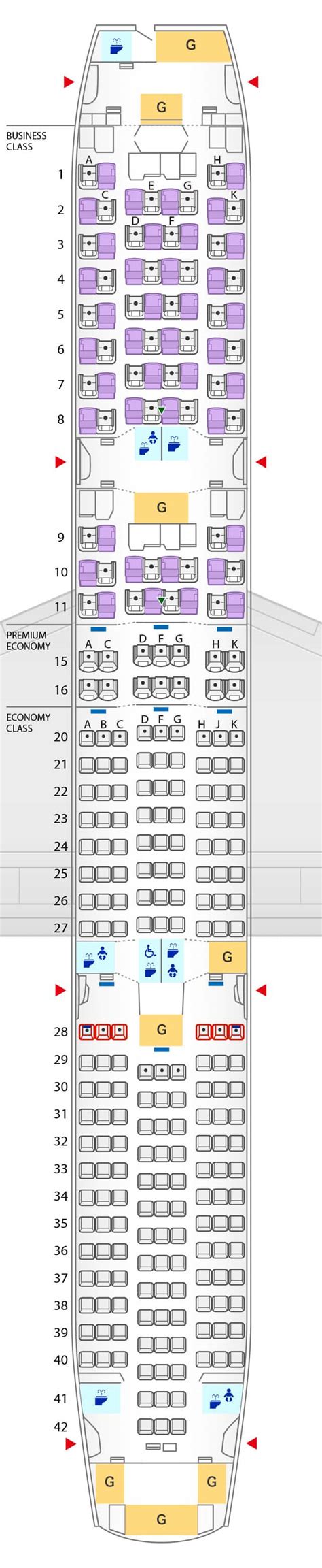 ผังที่นั่งของ Boeing 787 9 ผังที่นั่ง ในเที่ยวบิน ข้อมูลการ | Free Hot ...