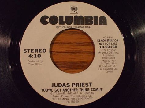 Judas Priest - You've Got Another Thing Comin' (1982, Vinyl) | Discogs