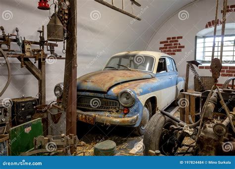 Old Retro Objects with Wartburg 311 Vintage Car and Other Stuff in a ...