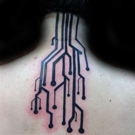 60 Circuit Board Tattoo Designs For Men - Electronic Ink Ideas