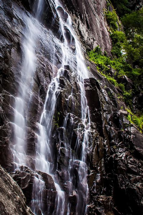 Hickory Nut Falls in Chimney Rock State Park North Carolina. Photograph ...