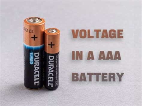 Basic of voltage in a AAA battery knowledge - The Best lithium ion ...