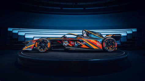 NEOM McLaren Formula E Team unveil world first generative AI-designed ...